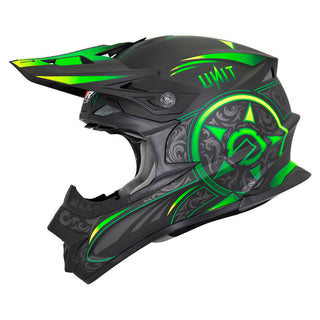 M2R EXO Unit Victorian PC-4F Motorcycle Helmet - Green