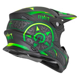 M2R EXO Unit Victorian PC-4F Motorcycle Helmet - Green