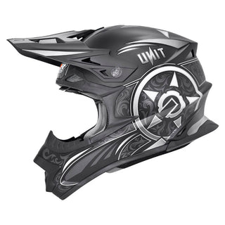 M2R EXO Unit Victorian PC-5F Motorcycle Helmet - Black