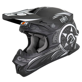 M2R EXO Unit Victorian PC-5F Motorcycle Helmet - Black