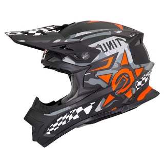 M2R EXO Unit Bulletin PC-8F Motorcycle Helmet - Orange