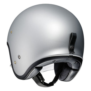 Shoei J.O Open Face Motorcycle Helmet - Matte Light/Silver