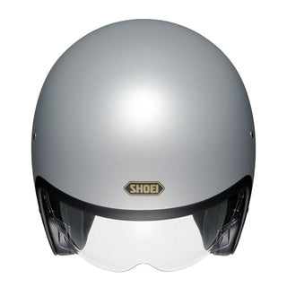 Shoei J.O Open Face Motorcycle Helmet - Matte Light/Silver