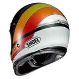 Shoei EX-Zero Equation TC-10 Motorcycle Helmet - Black/Orange/Red/White
