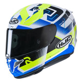 HJC RPHA 11 Nectus- MC-24H Motorcycle Helmet - Blue/White/Hi-Viz Yellow