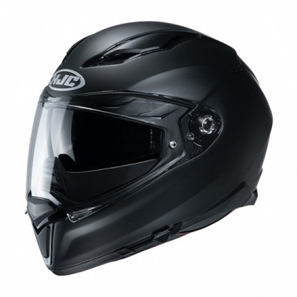 HJC F70 Semi-Flat Motorcycle Helmet - Black