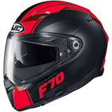 HJC F70 Mago MC-1SF Motorcycle Helmet - Black/Red