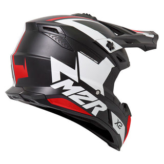 M2R X2 Inverse PC-1F Motorcycle Helmet - Red