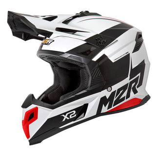 M2R X2 Inverse PC-1F Motorcycle Helmet - Red