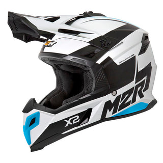 M2R X2 Inverse PC-2F Motorcycle Helmet - Blue