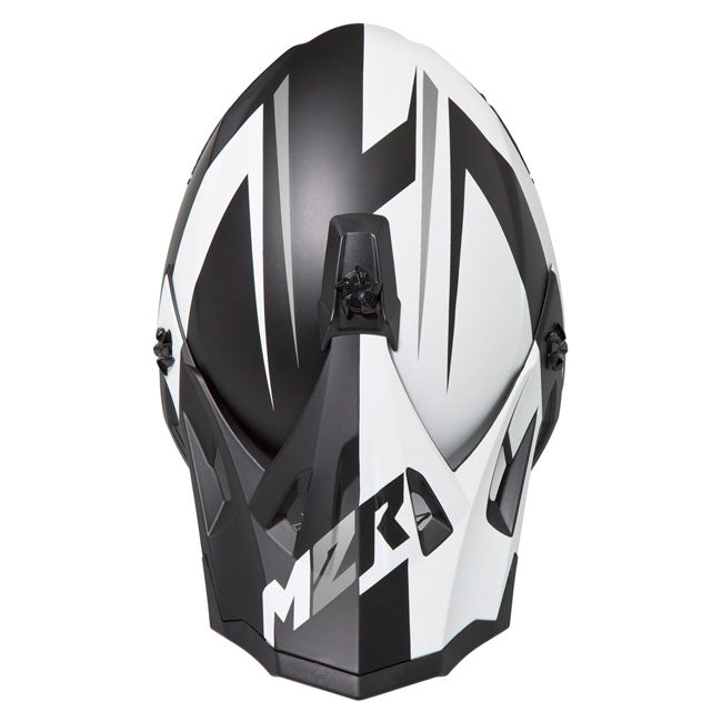 M2R X2 Inverse PC-6F Motorcycle Helmet - White