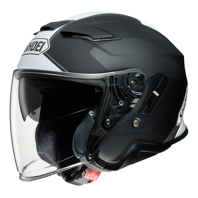 Shoei J-Cruise II Adagio TC-5 Open Face Motorcycle Helmet - Black/White