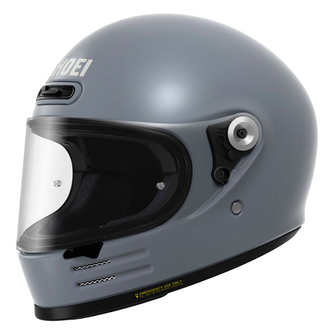 Shoei Glamster Basalt Motorcycle Full Face Helmet - Grey