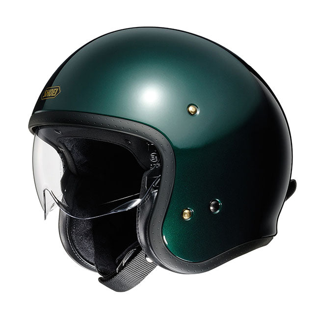 Shoei J.O British Open Face Helmet - Green