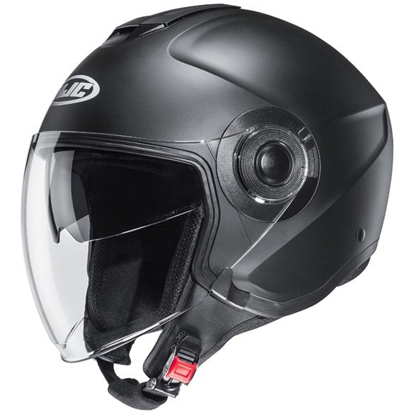 HJC i40 Open Face Motorcycle Helmet - Semi-Flat Black