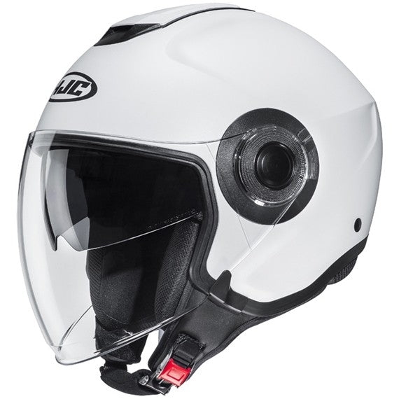 HJC i40 Open Face Motorcycle Helmet - Semi-Flat White