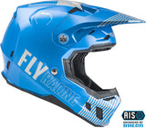 Fly Racing Formula CC Primary Motorcycle Helmet - Blue/Grey
