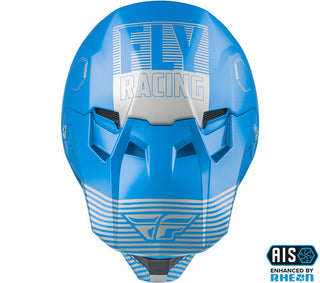 Fly Racing Formula CC Primary Motorcycle Helmet - Blue/Grey