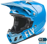 Fly Racing Formula CC Primary Motorcycle Helmet - Blue/Grey