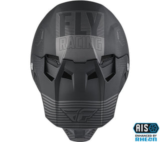 Fly Racing Youth Formula CC Primary Motorcycle Helmet - Black/Grey