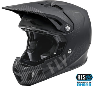 Fly Racing Youth Formula CC Primary Motorcycle Helmet - Black/Grey