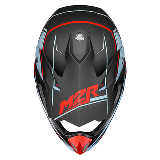 M2R X3 Fluid PC-1F Motorcycle Helmet - Red