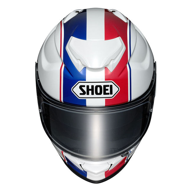 Shoei GT-AIR II Panorama TC-10 Motorcycle Helmet - White/Red/Blue