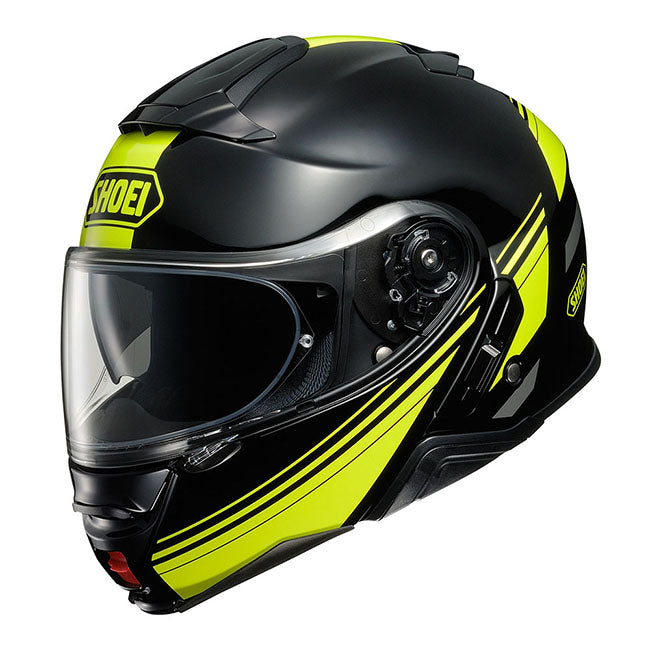 Shoei Neotec II Separator TC-3 Motorcycle Helmet - Black/Yellow