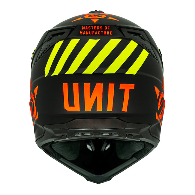 M2R X2 Unit Hazard PC-3F Motorcycle Helmet