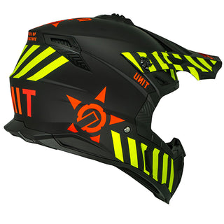 M2R X2 Unit Hazard PC-3F Motorcycle Helmet