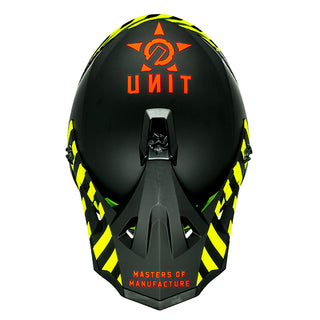 M2R X2 Unit Hazard PC-3F Motorcycle Helmet