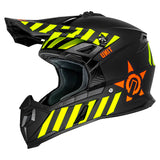 M2R X2 Unit Hazard PC-3F Motorcycle Helmet