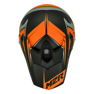 M2R MX2 Junior Bolt PC-8F Youth Motorcycle Helmet - Orange