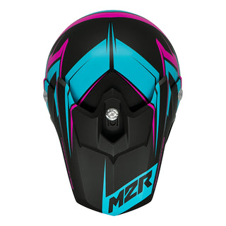 M2R MX2 Junior Bolt PC-7F Youth Motorcycle Helmet - Pink