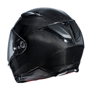 HJC F70 Carbon Solid Gloss Motorcycle Helmet - Black