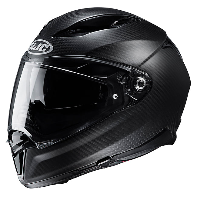 HJC F70 Carbon Solid Semi-Flat Motorcycle Helmet - Black