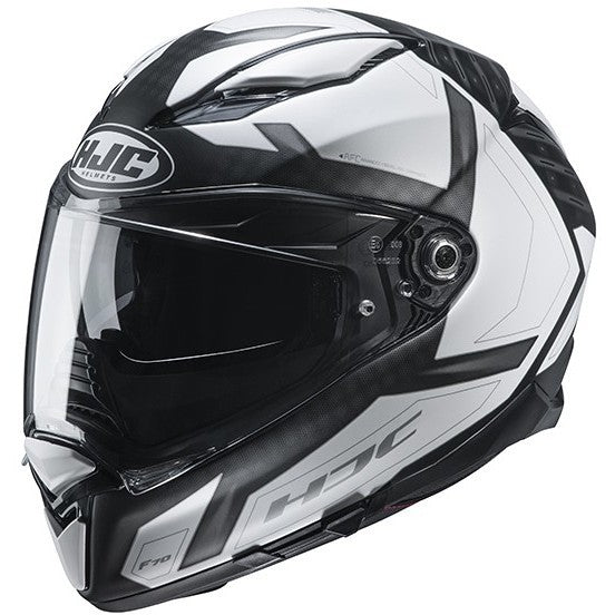 HJC F70 Dever MC5SF Motorcycle Helmet - Matte Black/White