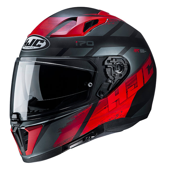 HJC i70 Reden MC-1SF Motorcycle Helmet - Red/Black