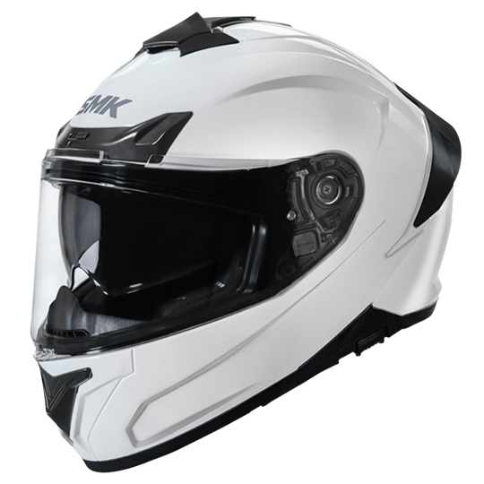 SMK Typhoon Motorcycle Helmet (GL100) - White