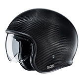 HJC V30 Carbon Motorcycle Helmet - Solid Black