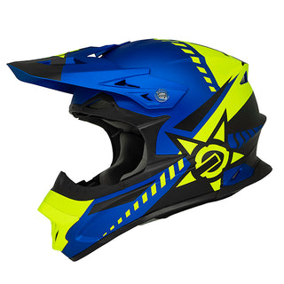 M2R EXO Unit Chaser PC-2F Motorcycle Helmet - Blue