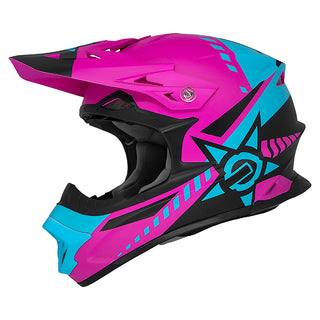 M2R EXO Unit Chaser PC-7F Motorcycle Helmet - Pink