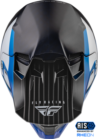 Fly Racing Formula Carbon Prime Motorcycle Youth Helmet - Blue White Blue Carbon