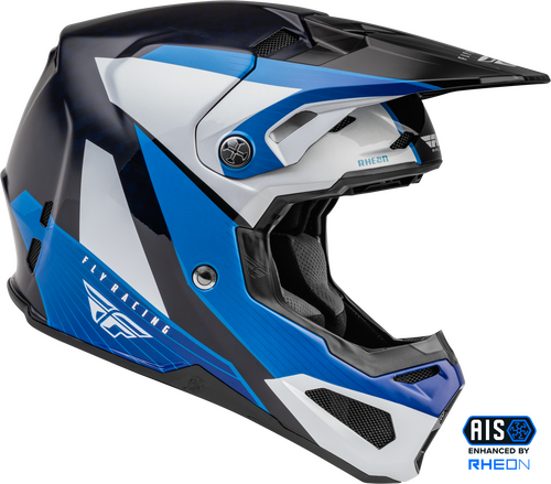 Fly Racing Formula Carbon Prime Motorcycle Helmet - Blue White Blue Carbon