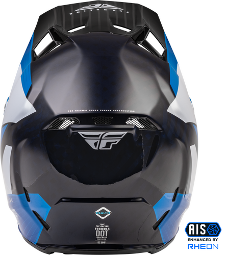 Fly Racing Formula Carbon Prime Motorcycle Helmet - Blue White Blue Carbon