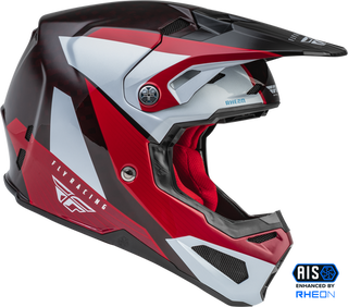 Fly Racing Formula Carbon Prime Motorcycle Helmet - Red White Red Carbon