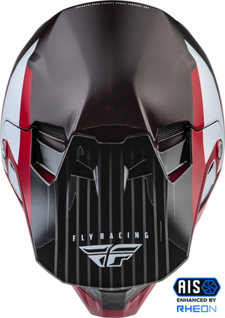 Fly Racing Formula Carbon Prime Motorcycle Helmet - Red White Red Carbon