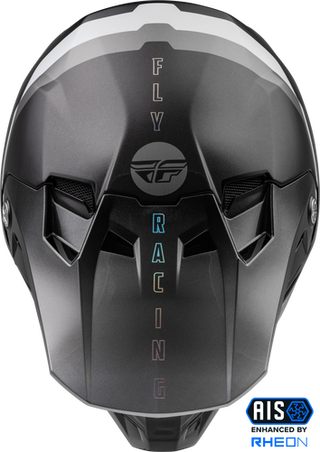 Fly Racing Formula Carbon Composite Driver Motorcycle Helmet - Black Charcoal White