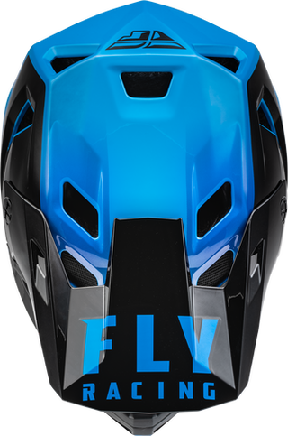Fly Racing Rayce Replacement Helmet Peak - Black/Blue