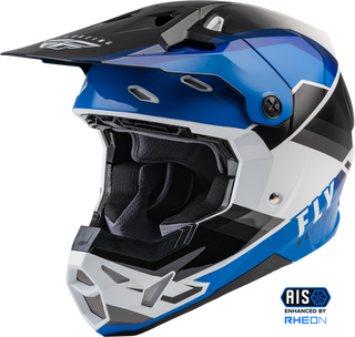 FLY Racing Formula CP Helmet Rush Blk Blu Wht